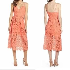 ASTR the Label Coral Lace Dress !